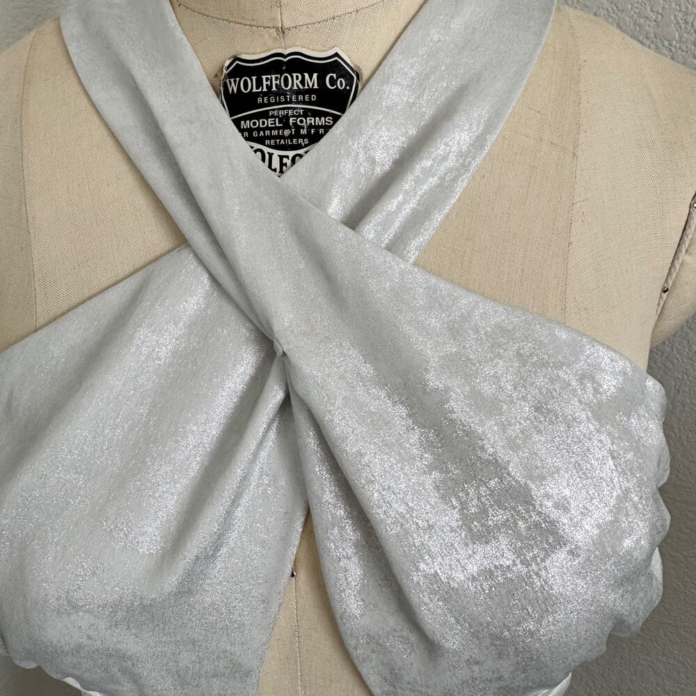 IRO Paris | NWT "Calvino" Pearl White Midi Dress Size 34 - Picture 10 of 11